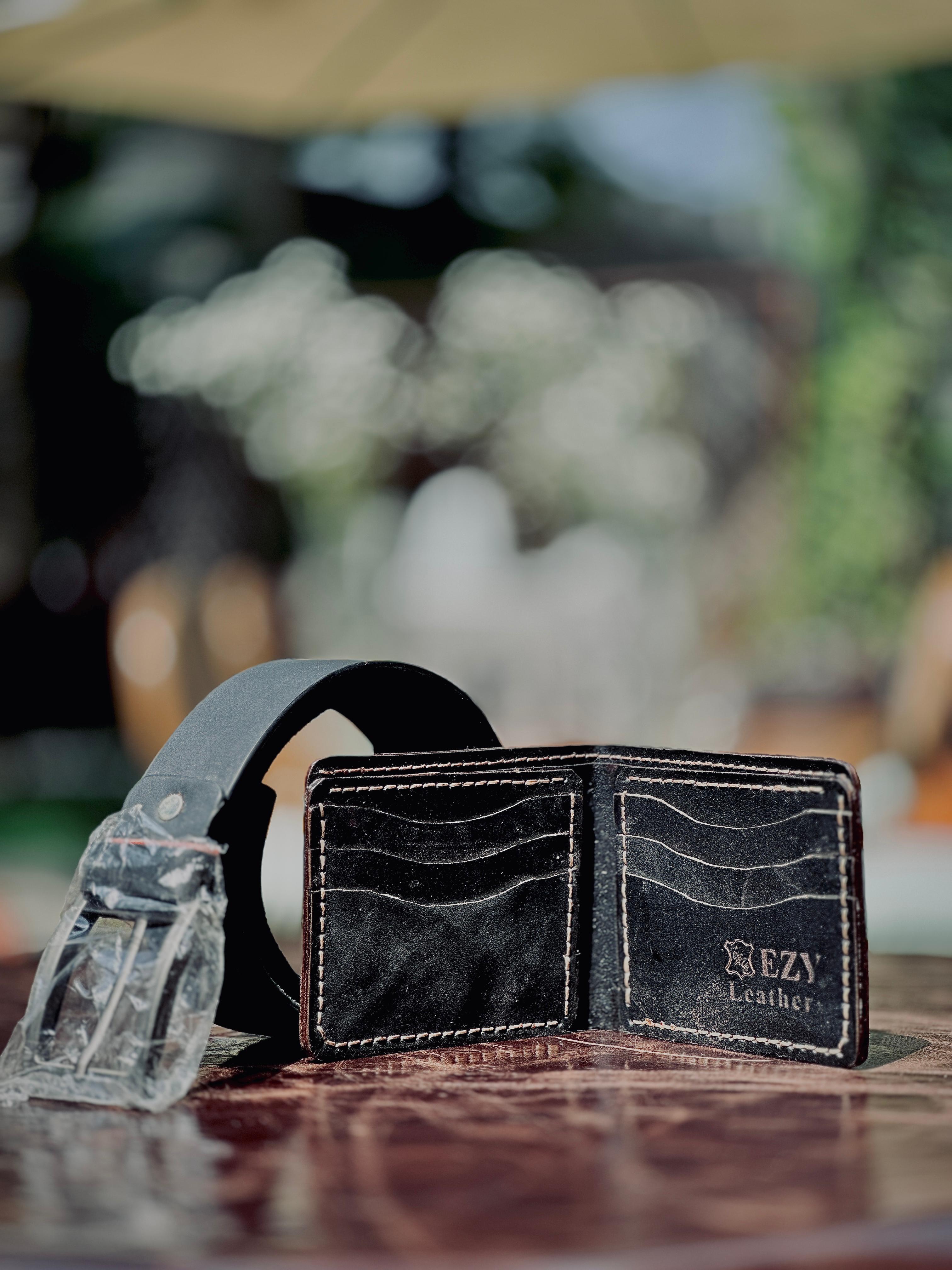 Premium Combo Handmade Belt + Wallet