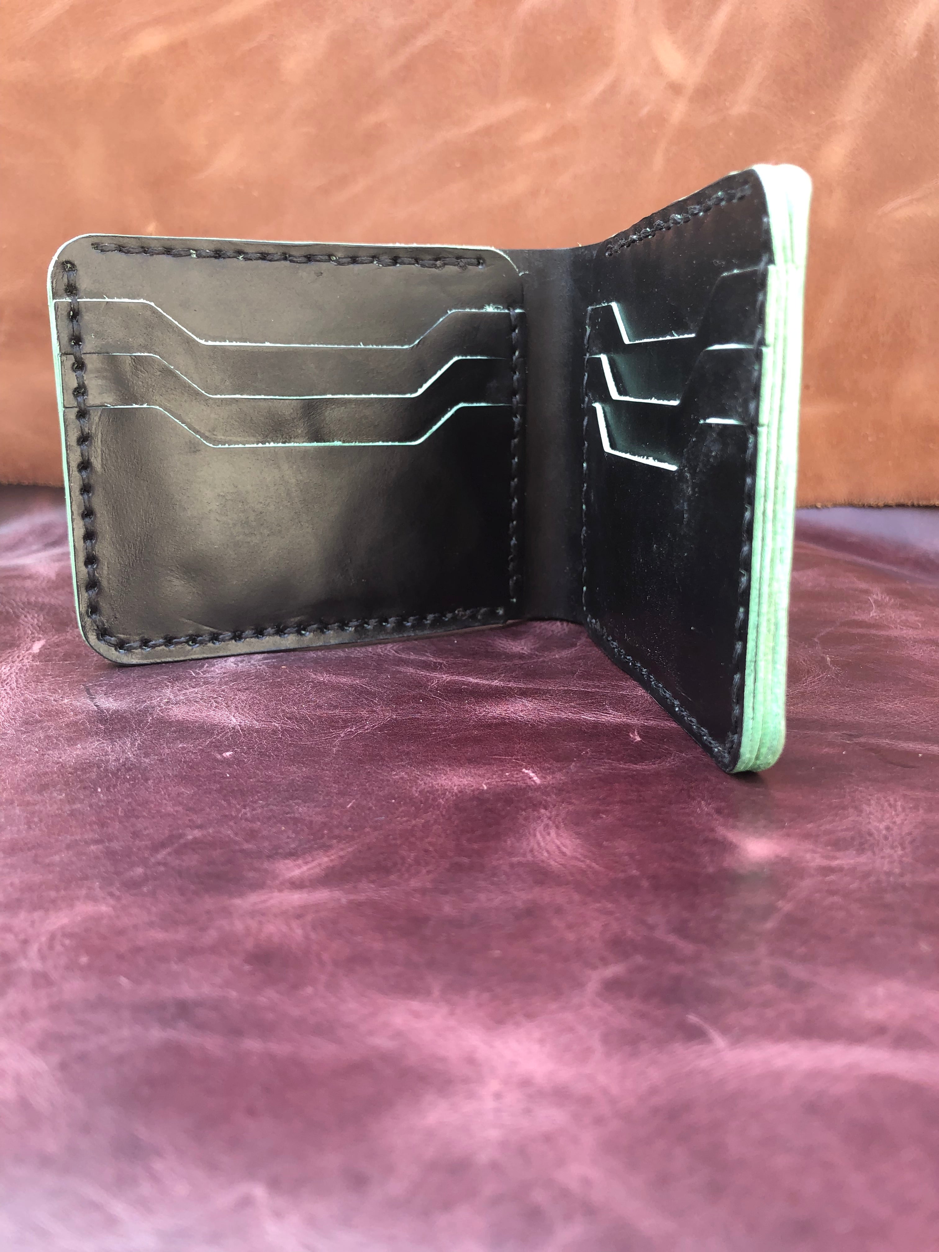 Premium Wax Pullup Bi-fold wallet