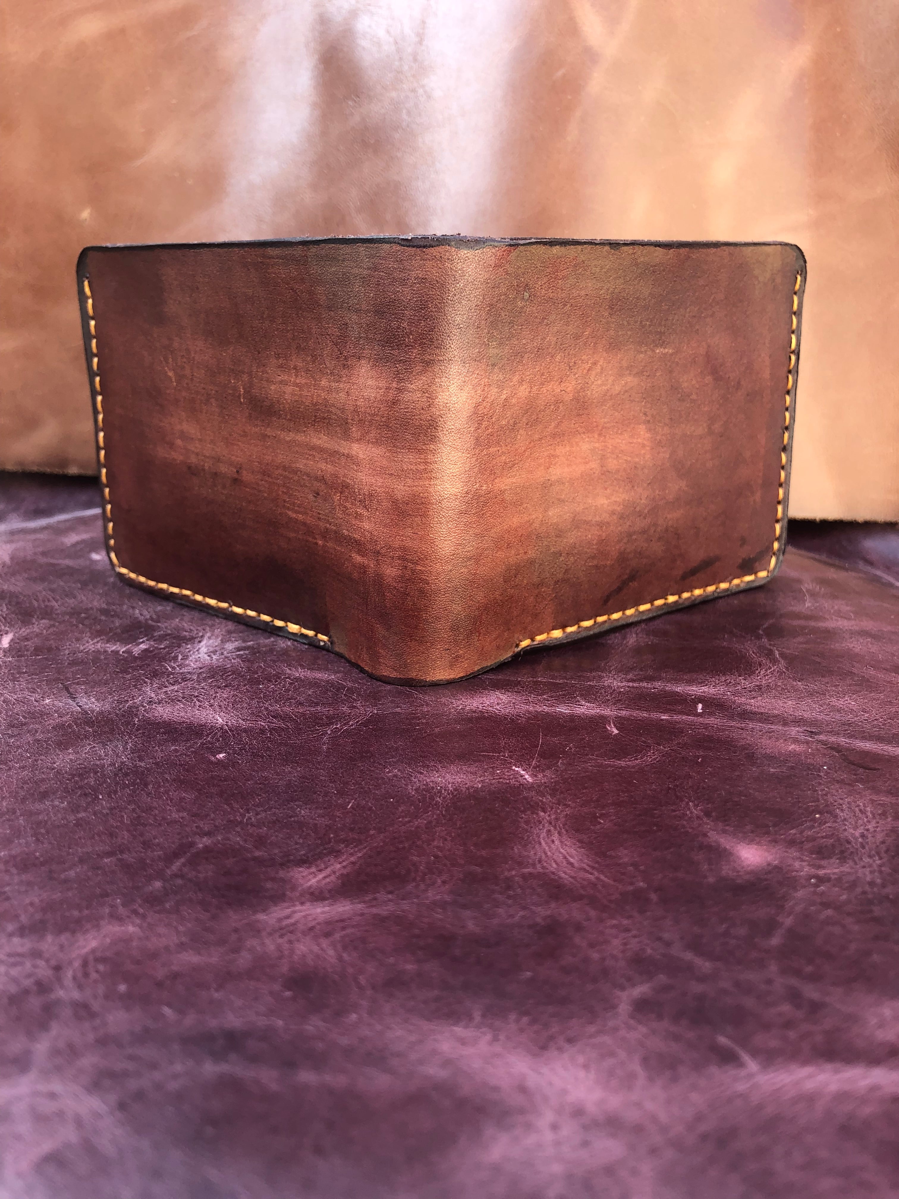 vegetable vag tan befold wallets