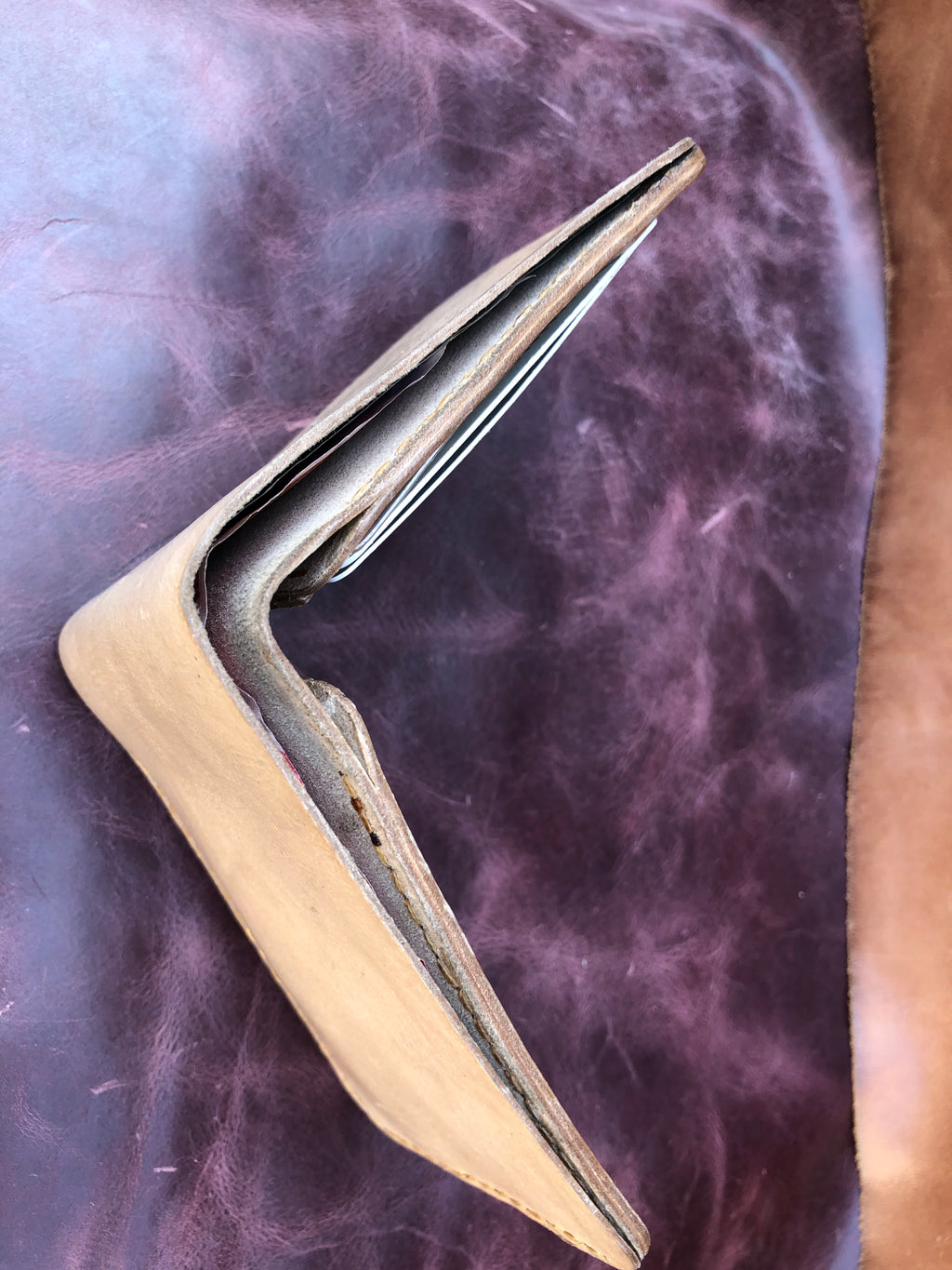 vegetable vag tan befold wallets